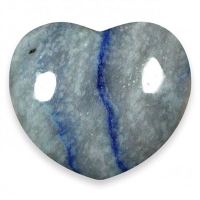 Blue Quartz Heart Large